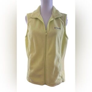 Columbia Benton Springs Yellow Vest - Women's Size Large EUC
